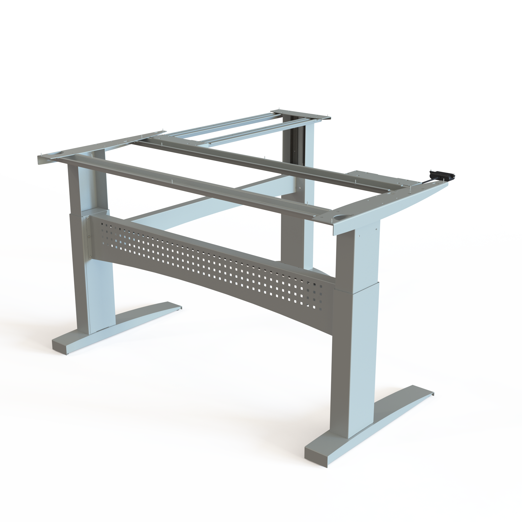 Electric Desk Frame | Width 156 cm | Silver