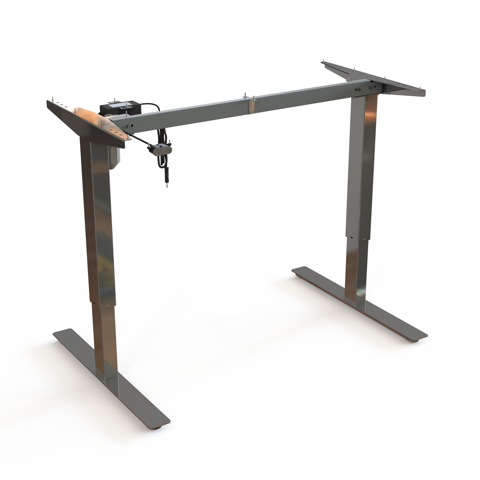 Electric Desk Frame | Width 112 cm | Chrome