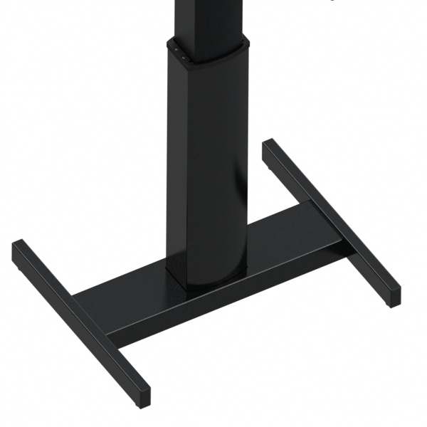 Electric Adjustable Desk | 80x60 cm | Beech with black frame