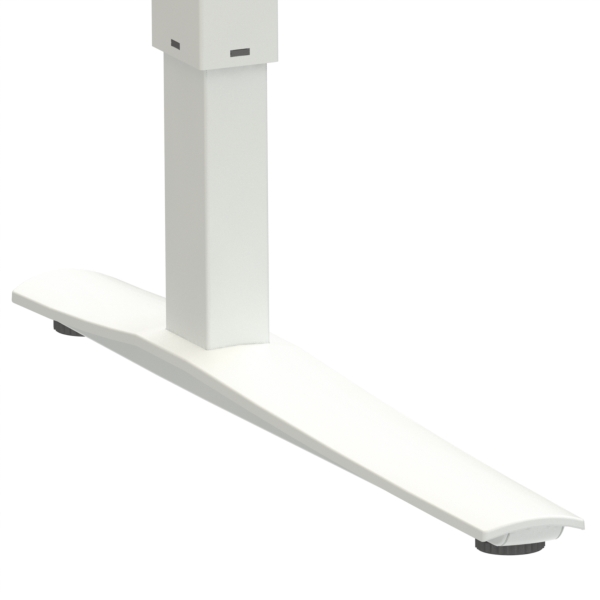 Electric Adjustable Desk | 160x80 cm | White with white frame