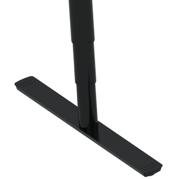Electric Adjustable Desk | 160x100 cm | Beech with black frame