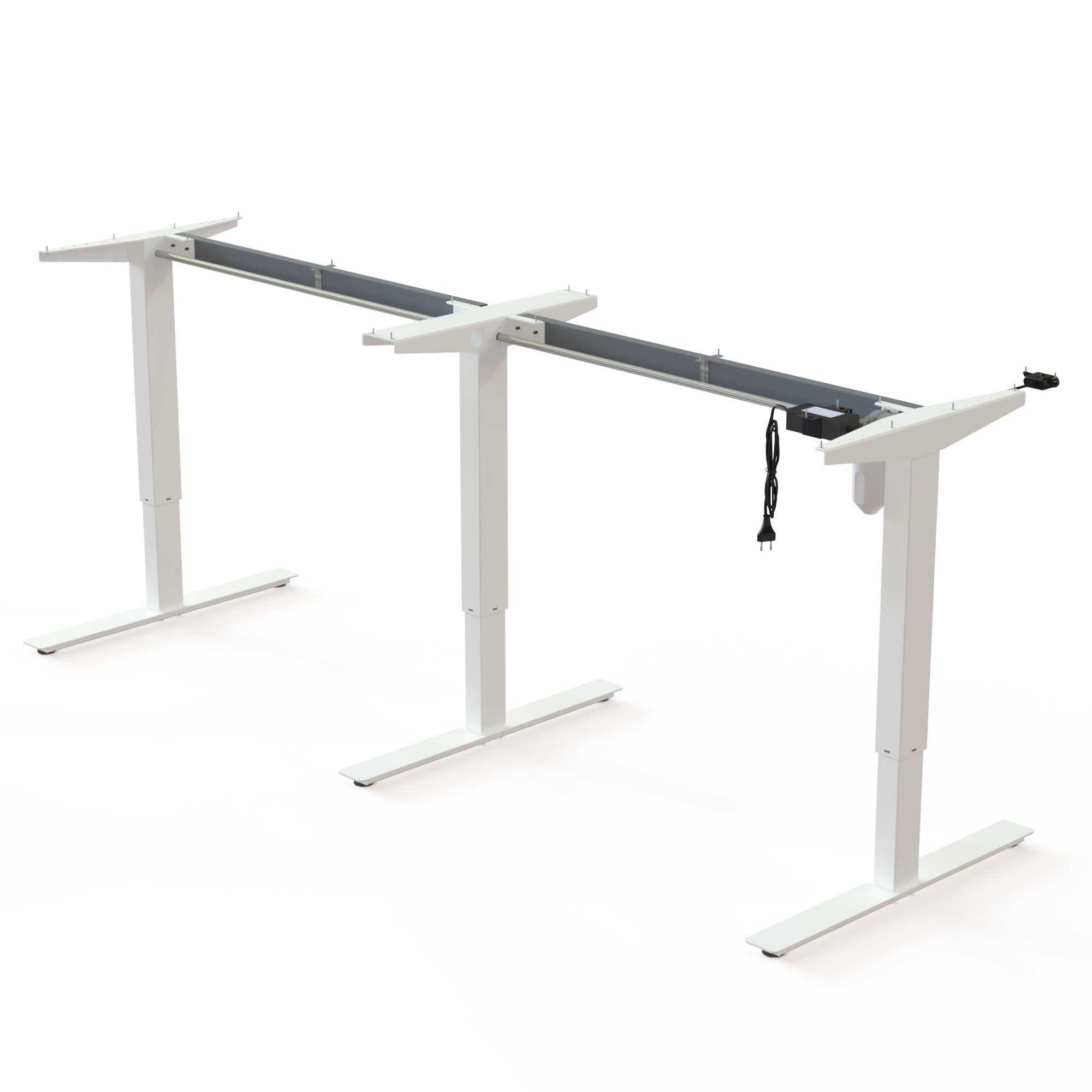 Electric Desk Frame | Width 222 cm | White