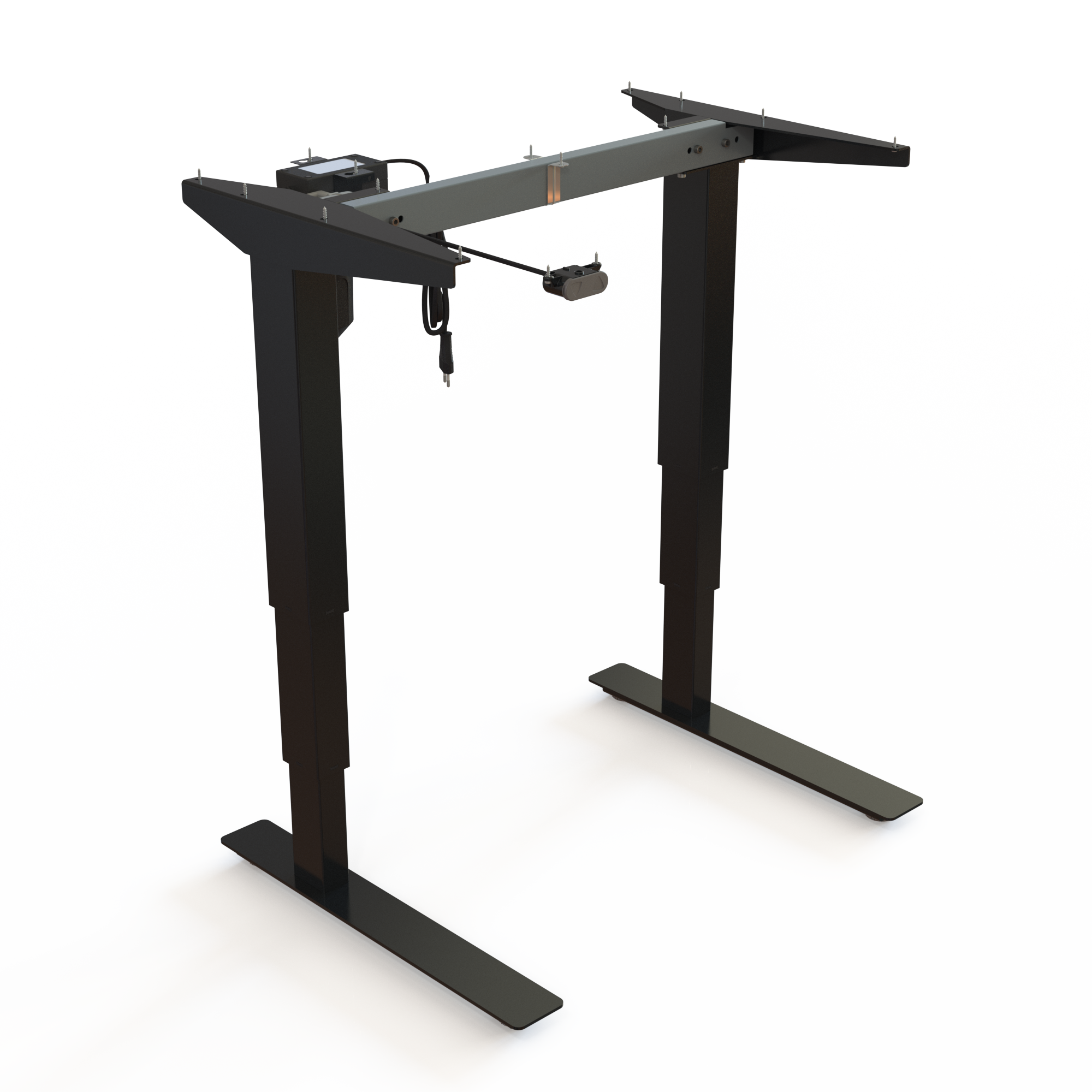 Electric Desk Frame | Width 072 cm | Black 