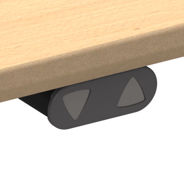 Electric Adjustable Desk | 60x60 cm | Beech with black frame