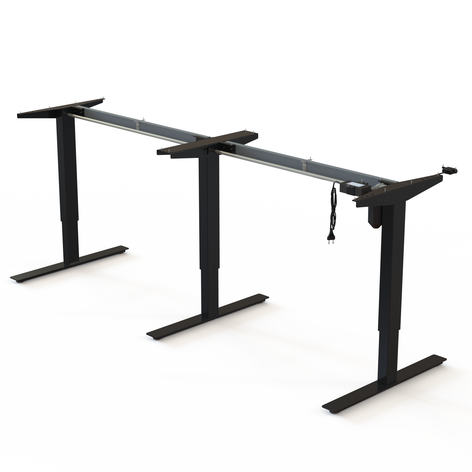 Electric Desk Frame | Width 222 cm | Black 